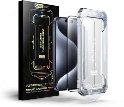 CASETiNO Edge To Edge Tempered Glass for Apple iPhone 15 Pro Max