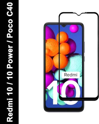 Colorfly Edge To Edge Tempered Glass for REDMI 10, Redmi 10 Power, Poco C40, REDMI 10C