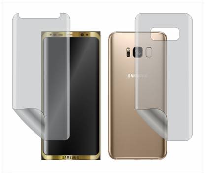 TELTREK Front and Back Screen Guard for SAMSUNG S8 EDGE (Edge to Edge Full Screen Protector)