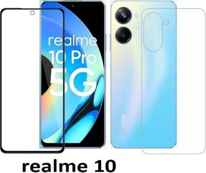 BRENZZ Front and Back Screen Guard for realme 10