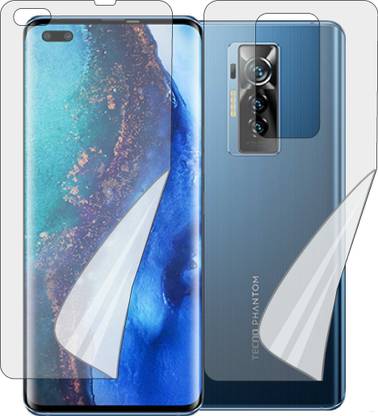 MOBART Front and Back Tempered Glass for TECNO PHANTOM X AC8 (Edge To Edge TPU Full Coverage)