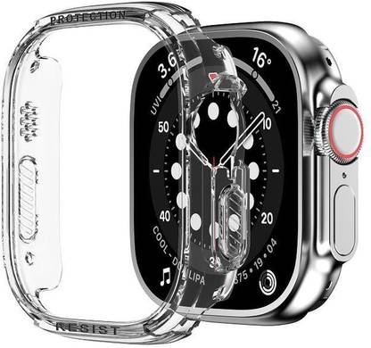 KAZUKI Front and Back Screen Guard for Apple Watch 8 Ultra Case 49mm Bumper case