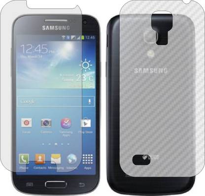 MOBART Front and Back Screen Guard for SAMSUNG GALAXY S4 MINI I9192 (Front Matte Finish & Back 3d Carbon Fiber)