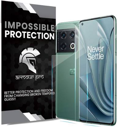 ArmourPro Front and Back Screen Guard for OnePlus 10 Pro 5G, 1+ 10 Pro 5G, 4 Layer Unbreakable Membrane with Easy Installation