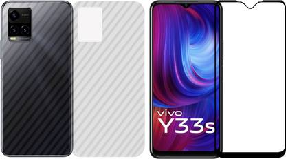 Karpine Front and Back Screen Guard for Vivo Y33s, Vivo Y21