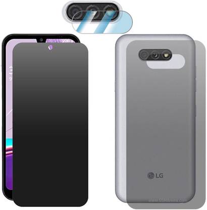 FCS Front and Back Screen Guard for LG Q31 Front+Back+Camera (Matte)
