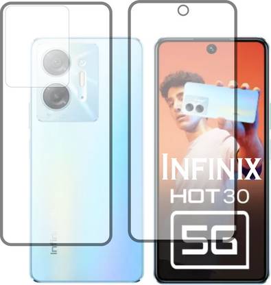 RapTag Front and Back Screen Guard for Infinix Hot 30 5G (.0.82)