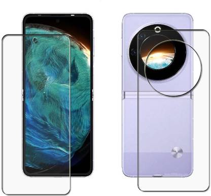 domchi Front and Back Screen Guard for KL25-Tecno Phantom V Flip -FB