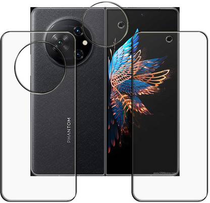 borek Front and Back Screen Guard for QW69-Tecno Phantom V Fold-FB-LENS