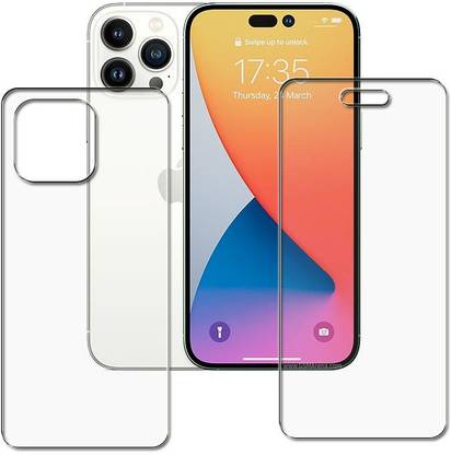 tombik Front and Back Screen Guard for A33-Apple iPhone 14 Pro