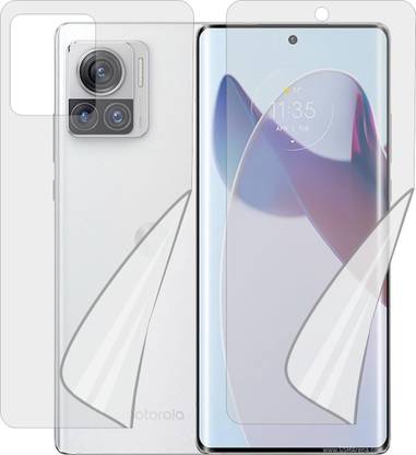 ZINGTEL Front and Back Screen Guard for MOTOROLA MOTO X30 PRO (Edge To Edge TPU Covers Curved Edges)