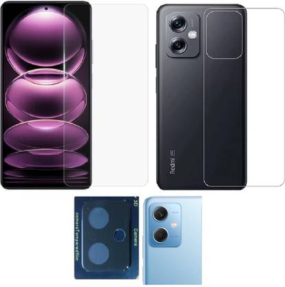 NEMIZI Front and Back Screen Guard for Redmi Note 12