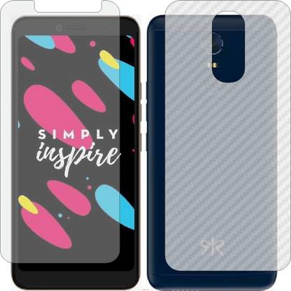 Mobling Front and Back Screen Guard for KULT IMPULSE (Front 9H Hardness Matte & Carbon Fiber Skin for Back)