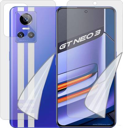 Fasheen Front and Back Screen Guard for REALME GT NEO 3 5G 150W (Edge To Edge TPU Full Coverage)