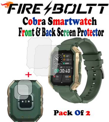 Blackcom Front and Back Screen Guard for Fire Boltt Cobra Smartwatch _852