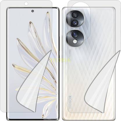 TELTREK Front and Back Screen Guard for Honor 70 (Edge To Edge TPU Covers Curved Edges)