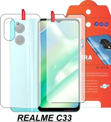 Olonga Front and Back Screen Guard for REALME C33