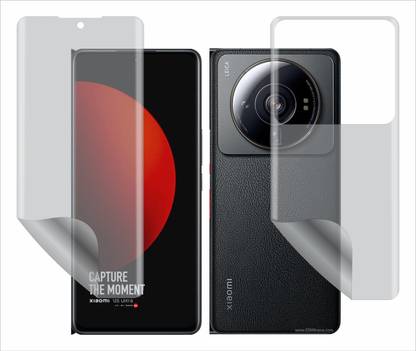 Fasheen Front and Back Screen Guard for MI 12 S ULTRA