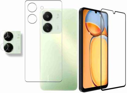KANCHA Front and Back Screen Guard for REDMI 13C, XIAOMI REDMI 13C, REDMI 13C, Xiaomi Redmi 13C