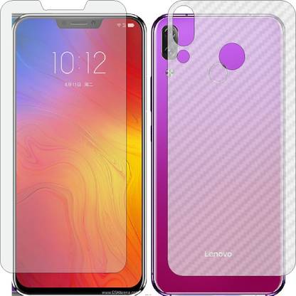 Mobling Front and Back Screen Guard for LENOVO Z5 (Front 9H Hardness Matte & Carbon Fiber Skin for Back)