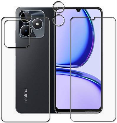 tombik Front and Back Screen Guard for av111-Realme C53 -fb-lens