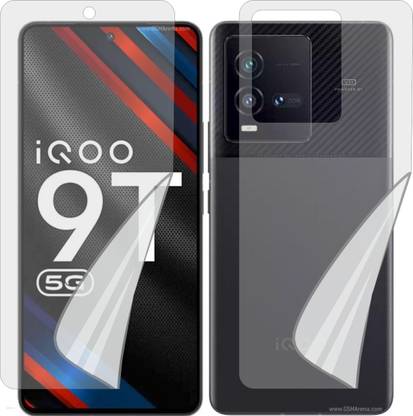 Mobling Front and Back Screen Guard for IQOO 9T (Edge To Edge Full Coverage)
