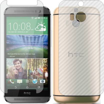 ZINGTEL Front and Back Screen Guard for HTC ONE M8 EYE (Front Matte Finish & Back 3d Carbon Fiber)