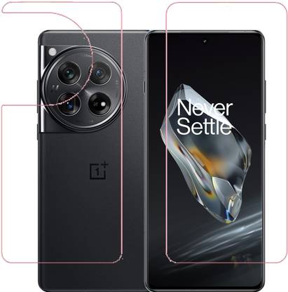 ECMERED Front and Back Screen Guard for Oneplus 12R, 1+12R 5G