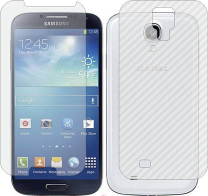 Mobling Front and Back Screen Guard for SAMSUNG S4 (Front 9H Hardness Matte & Carbon Fiber Skin for Back)