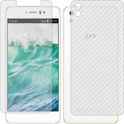 Mobling Front and Back Tempered Glass for LYF WATER 8 LS 5015