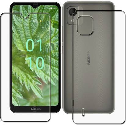 tombik Front and Back Screen Guard for av2-Nokia C110 -fb