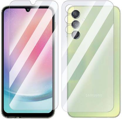 Enlinea Front and Back Screen Guard for Samsung Galaxy M14 Front+Back (Glossy)