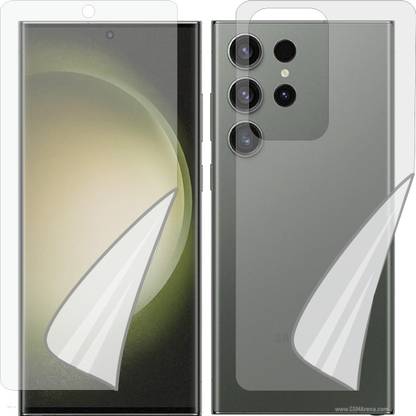 Mobling Front and Back Screen Guard for SAMSUNG S23 ULTRA SMS918B (Edge To Edge Full Coverage)