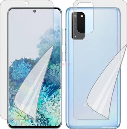 MOBART Front and Back Screen Guard for SAMSUNG GALAXY S20 5G (Edge To Edge TPU Covers Curved Edges)