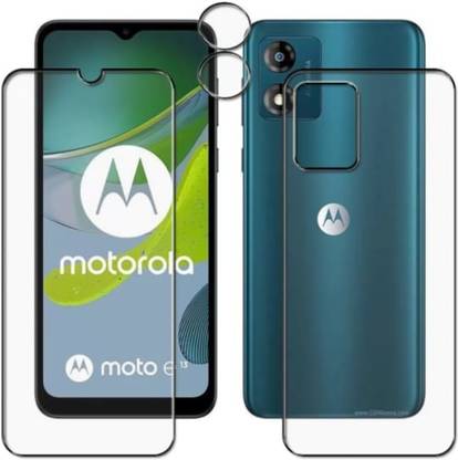 ZIDZEE Front and Back Screen Guard for Motorola Moto E23 front and back camera lens