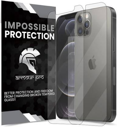 ArmourPro Front and Back Screen Guard for iPhone 12 Pro Max, Apple iPhone 12 Pro Max