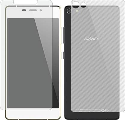 ZINGTEL Front and Back Screen Guard for GIONEE ELIFE S7 (Front Matte Finish & Back 3d Carbon Fiber)