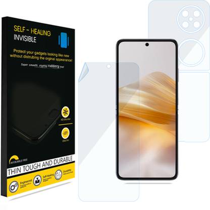 KUBERAN Front and Back Screen Guard for New Huawei Pocket 2, Invisible Screen Protector / Body Protector, Scratch Guard