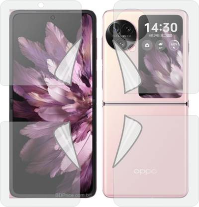 Mobling Front and Back Screen Guard for Oppo Find N3 Flip (Edge To Edge Full Coverage)