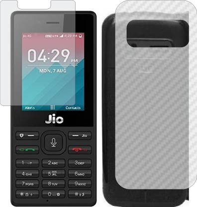 Mobling Front and Back Tempered Glass for JIO F50
