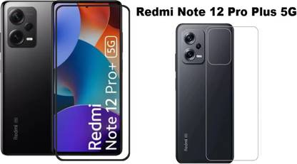 BRENZZ Front and Back Screen Guard for REDMI note 12 Pro+ 5G, Redmi note 12 Pro Plus