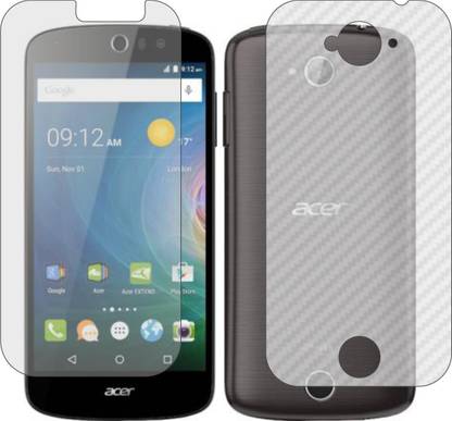 ZINGTEL Front and Back Screen Guard for ACER LIQUID Z530 (Front Matte Finish & Back 3d Carbon Fiber)