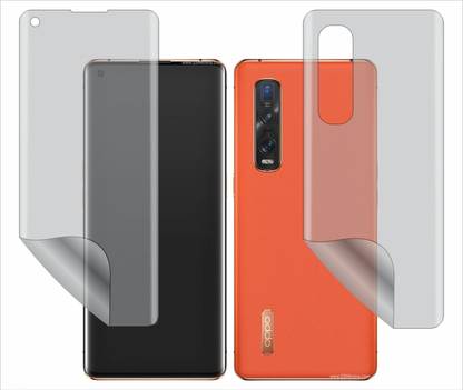 TELTREK Front and Back Screen Guard for OPPO FIND X2 PRO OPG01 (Edge to Edge Full Screen Protector)
