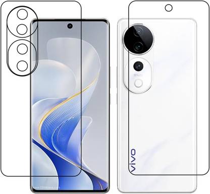 DVTECH Front and Back Screen Guard for Vivo S19 Pro TPU Crystal Clear
