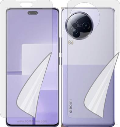 MOBART Front and Back Tempered Glass for XIAOMI CIVI 3 (Edge To Edge TPU Full Coverage)
