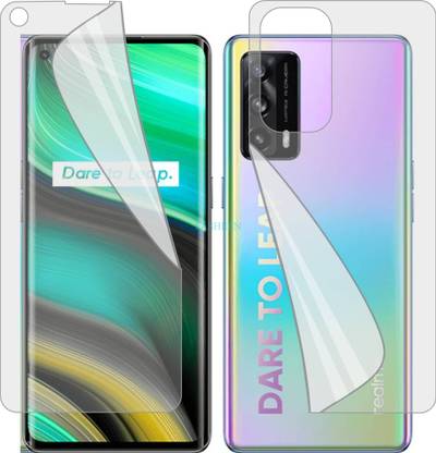 Fasheen Front and Back Screen Guard for REALME X7 PRO ULTRA 5G (Edge To Edge TPU Covers Curved Edges)