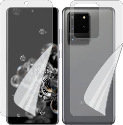 Mobling Front and Back Screen Guard for SAMSUNG S20 ULTRA (Edge To Edge Full Coverage)