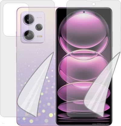 Mobling Front and Back Screen Guard for XIAOMI REDMI NOTE 12 PRO (Edge To Edge Full Coverage)