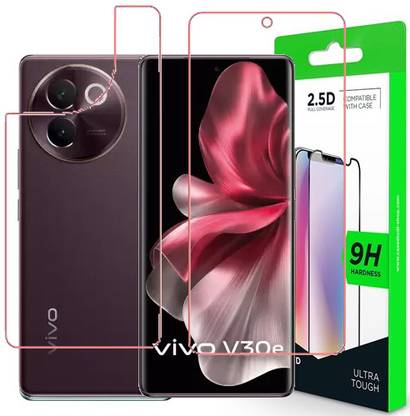AARERED Front and Back Screen Guard for vivo V30e, Vivo V30e, VIVO V30E
