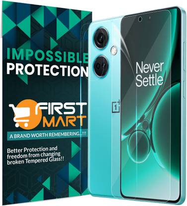 FIRST MART Front and Back Screen Guard for OnePlus Nord CE 3 5G, 1+ Nord CE 3 5G, Nano Fiber Membrane